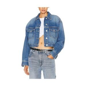 Isabel Marant Etoile 'Tadia' Blue Denim Jacket Size 34